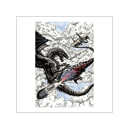 Wing and a Miss Sticker