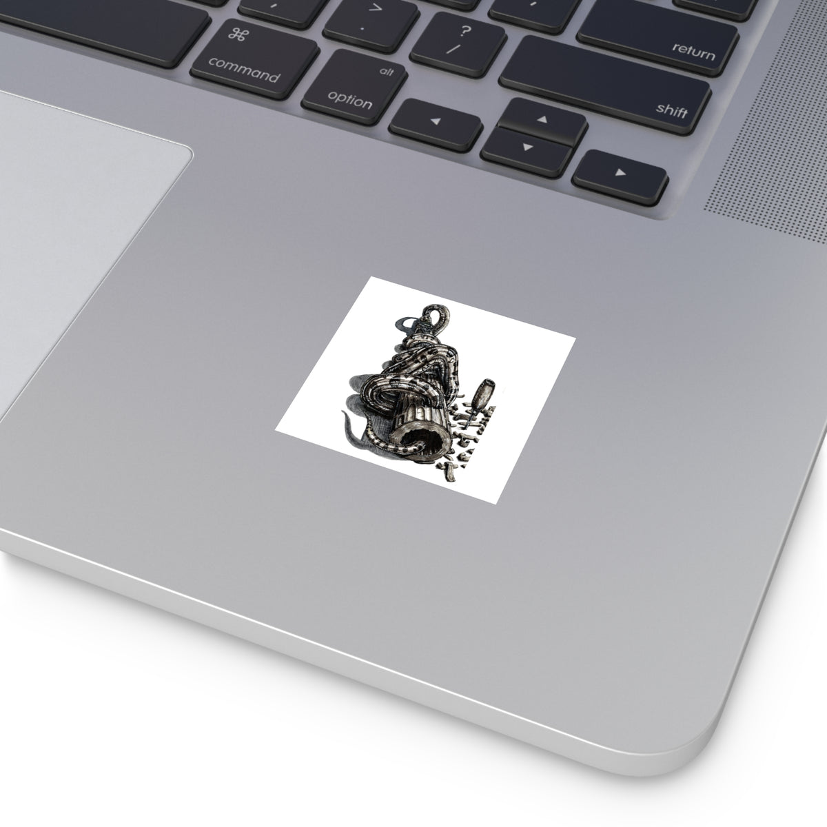 He Whittled It Sticker