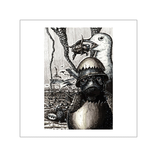 Shell Shocked Sticker