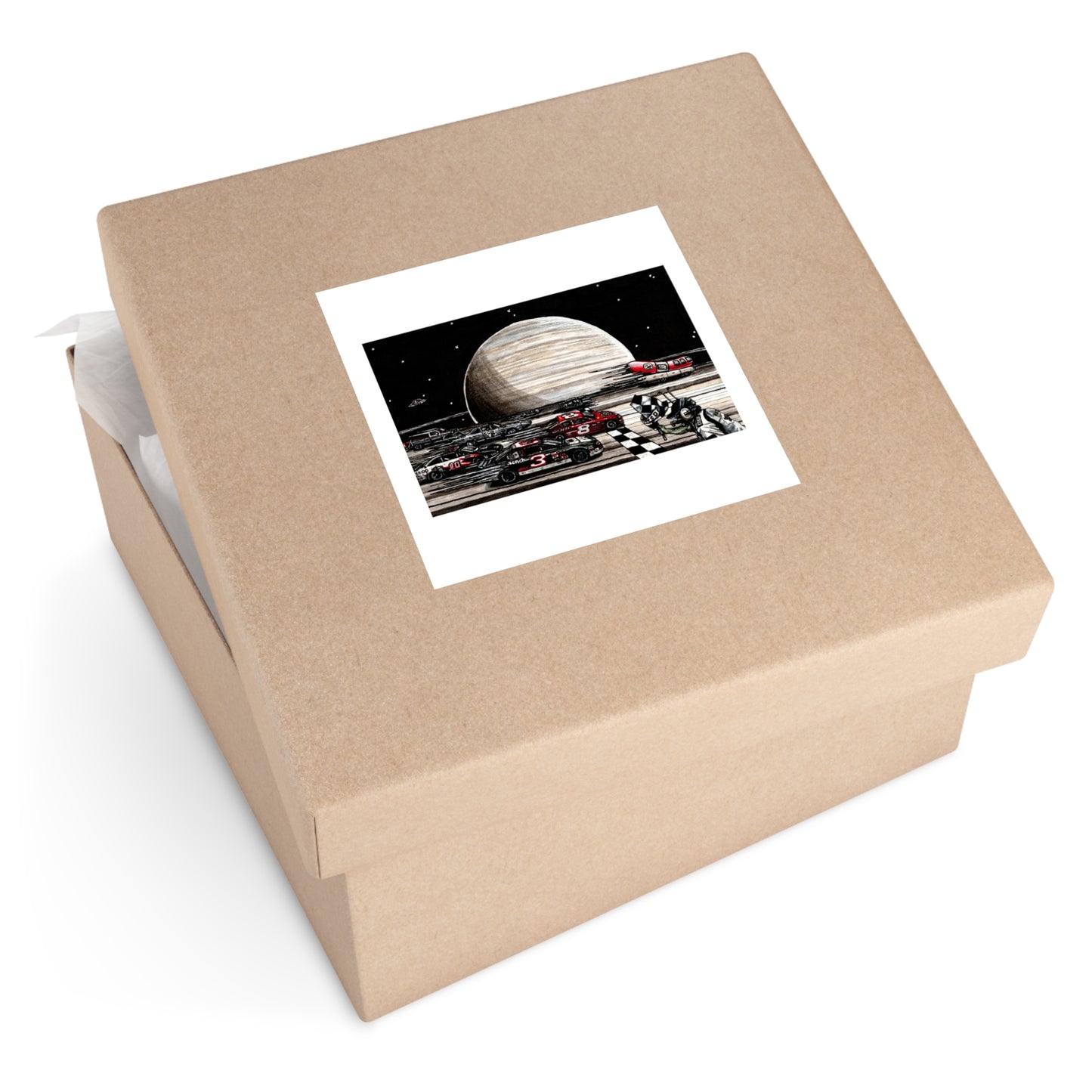 The Real Space Race Sticker