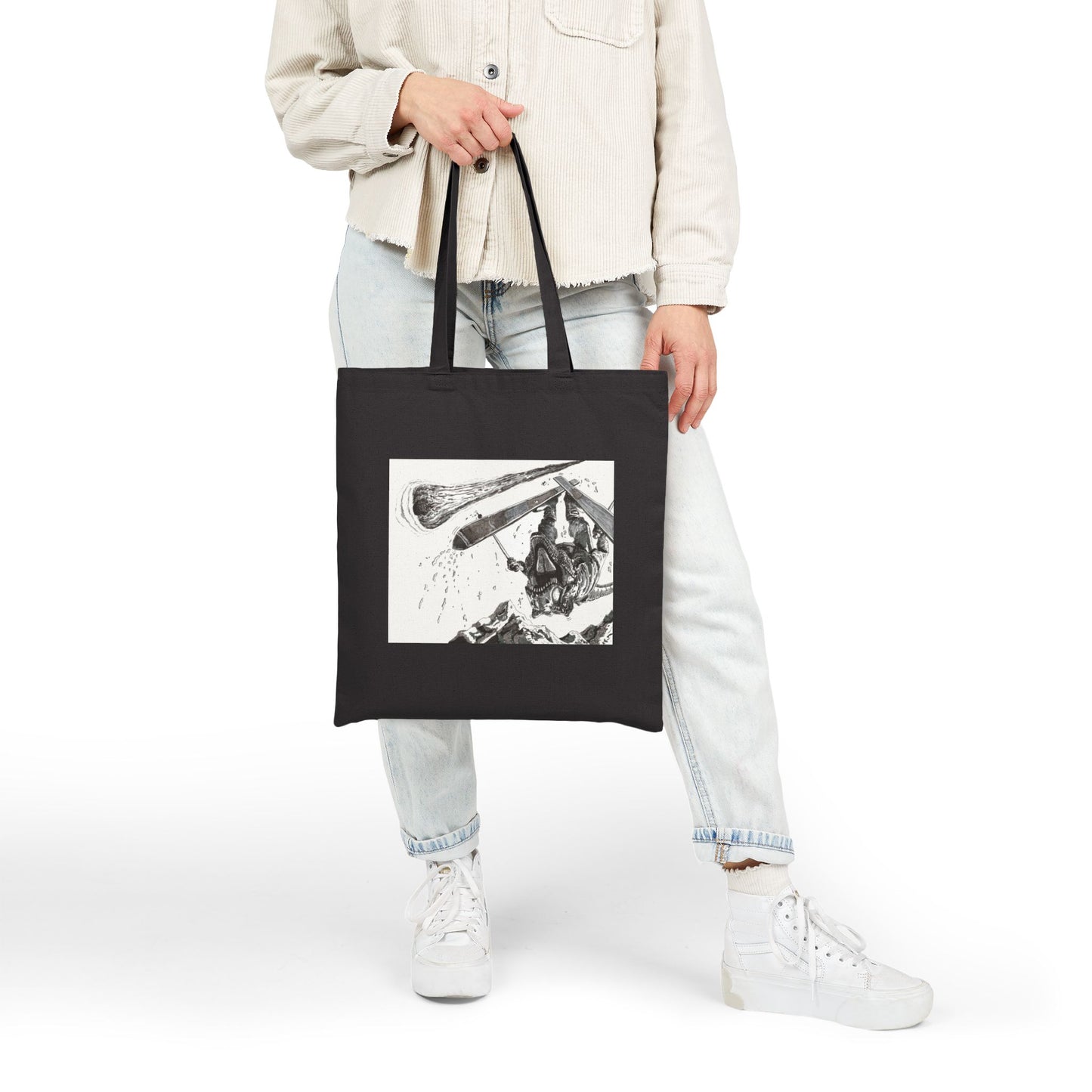 He's Right Behind Me Isn't He Tote Bag