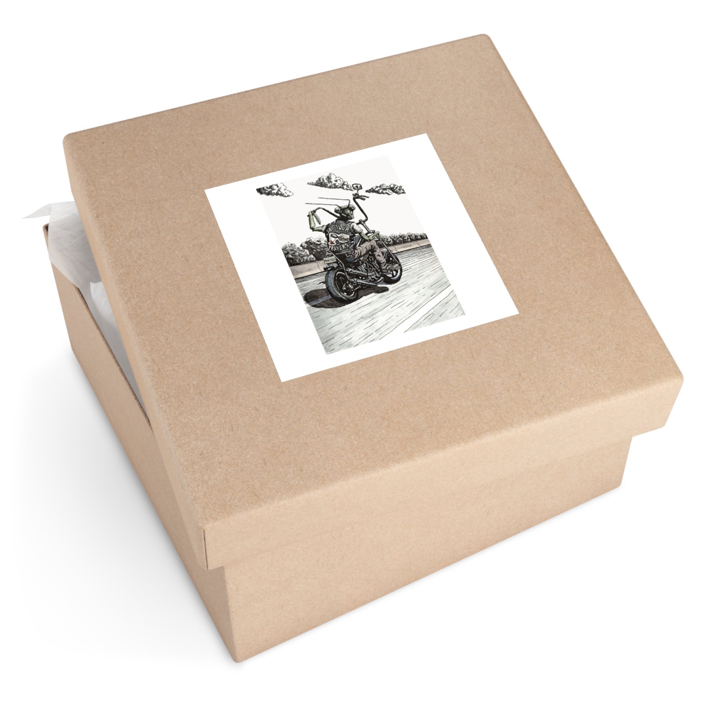 Bug on a Hog Sticker