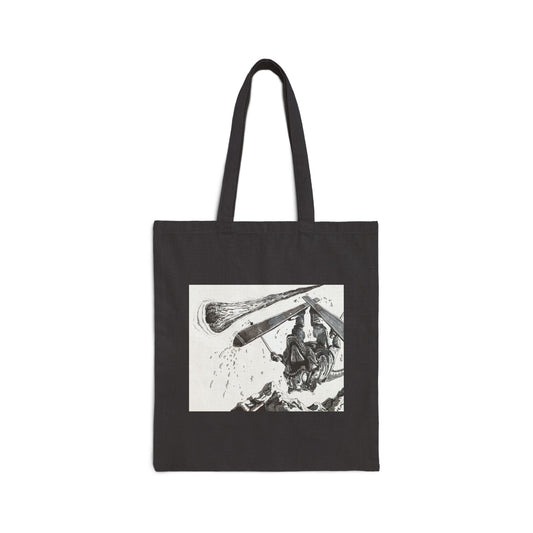 He's Right Behind Me Isn't He Tote Bag