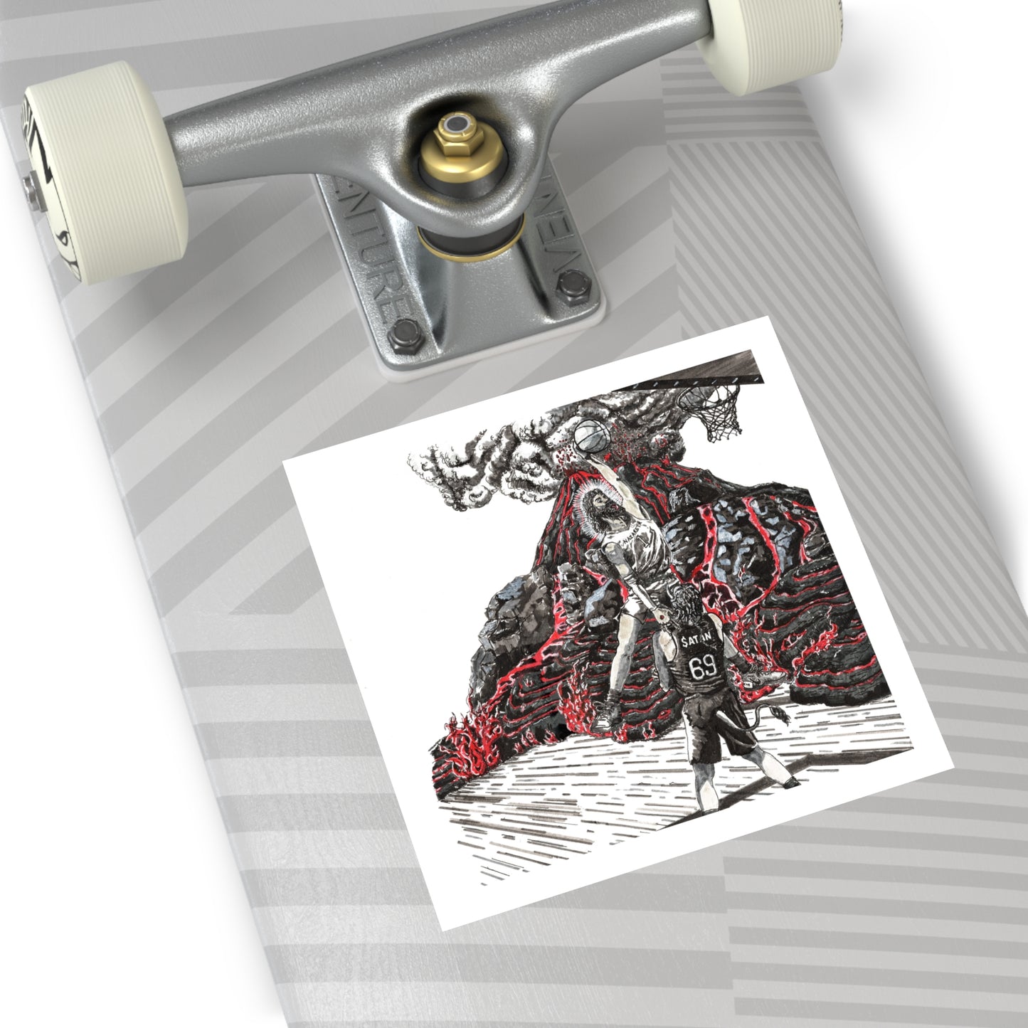 Crossed Up Sticker