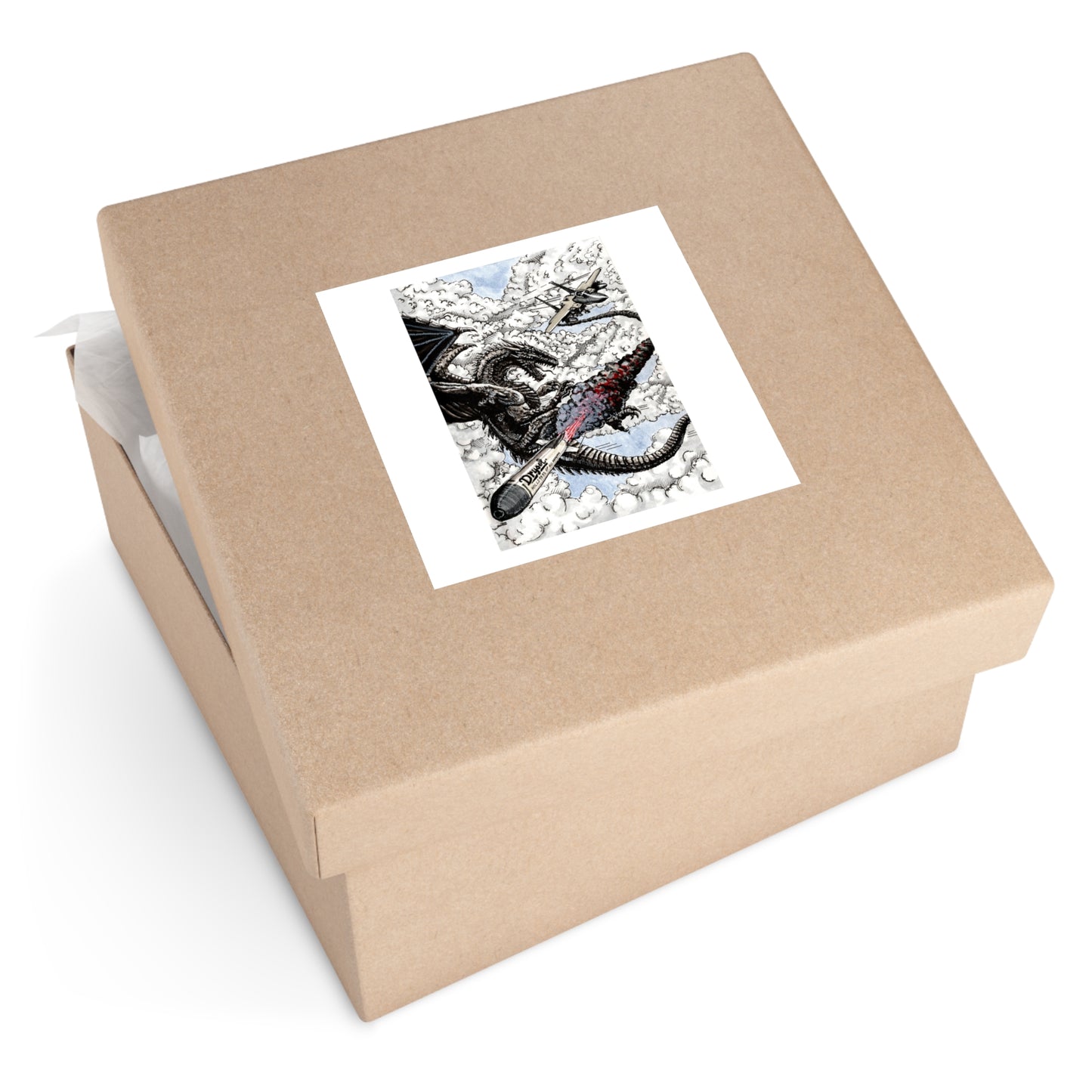 Wing and a Miss Sticker