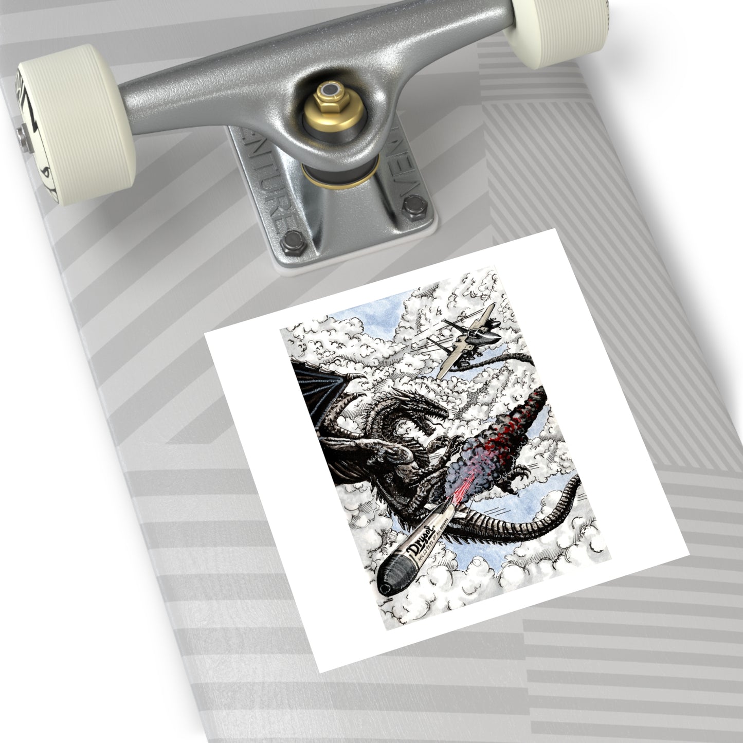 Wing and a Miss Sticker